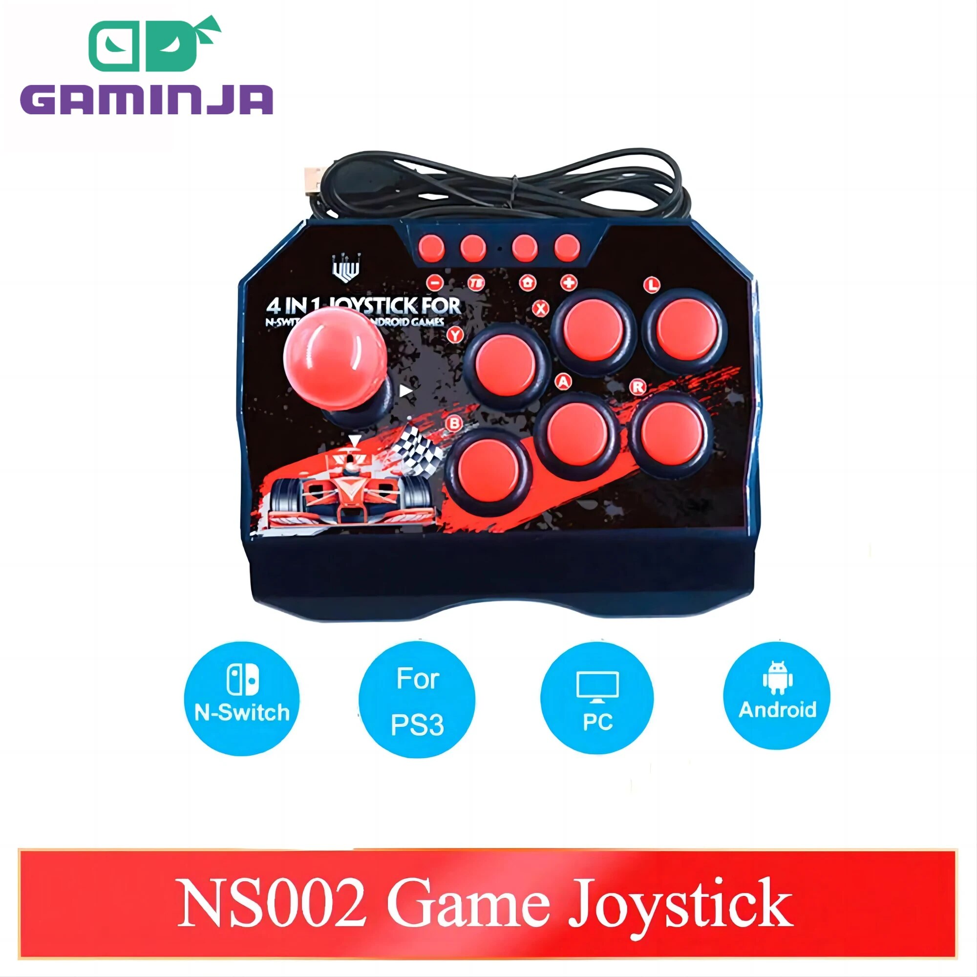 Raspberry Pi Retropie - GAMINJA NS002 4 w 1 retro