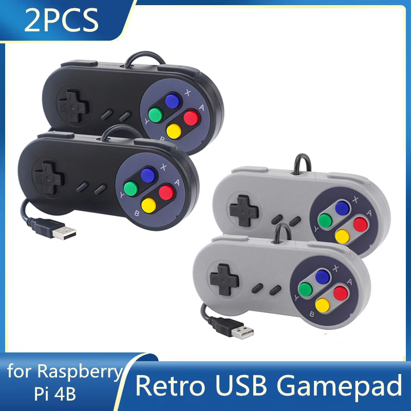 Raspberry Pi Retropie - 2 szt. USB Gamepad Retro Joystick