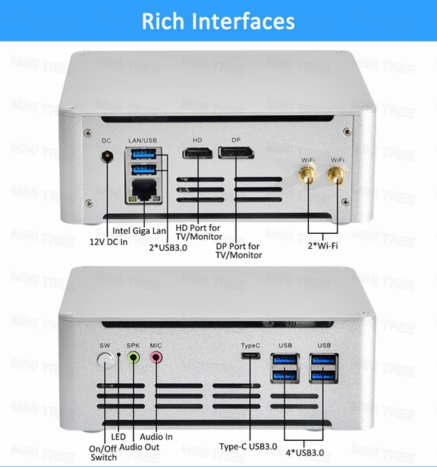 Intel Cpu Core I5 - Mini PC Win11 Cube 13. generacji