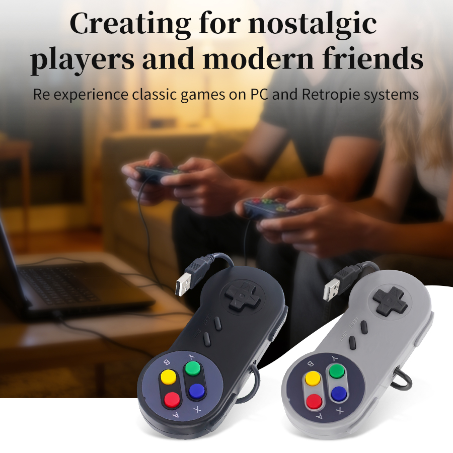 Raspberry Pi Retropie - Kontroler USB Retro Gamepad do PC