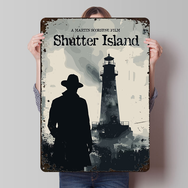 Retro Gaming Island - Plakat filmowy Shutter Island, personalizowana dekoracja