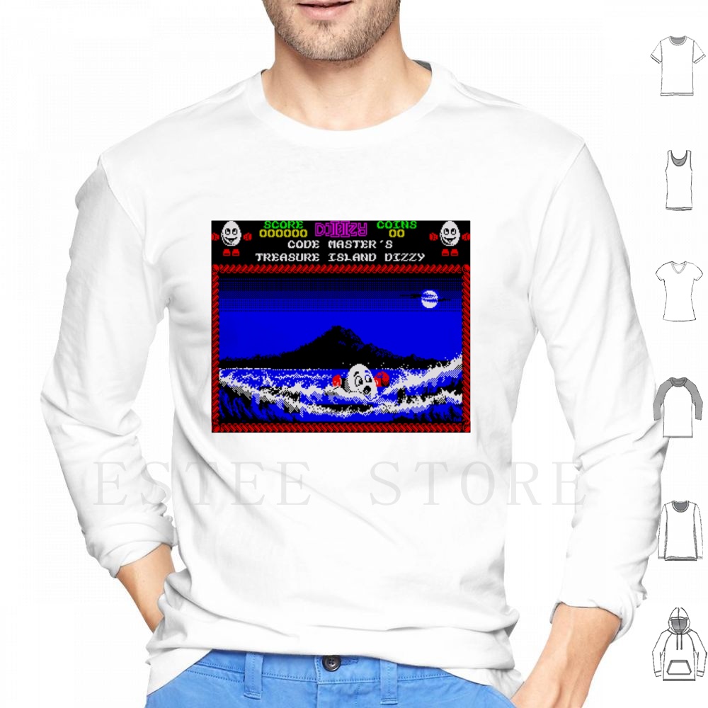 Retro Gaming Island - Bluza z kapturem Treasure Island Dizzy