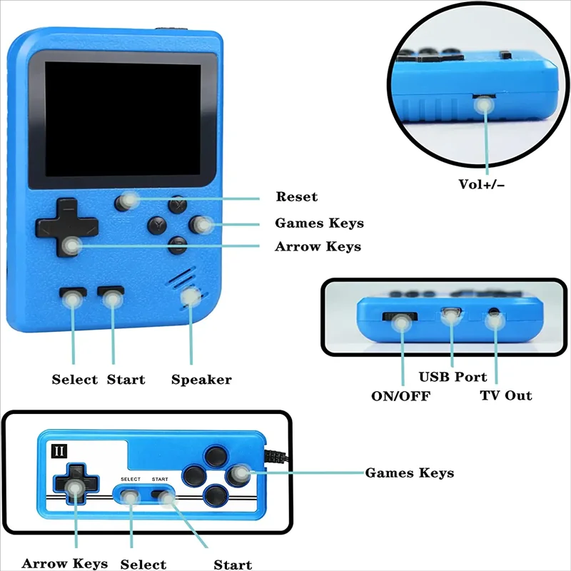 8-bitowa mini konsola do gier  – Retro Gaming La recenzja i cena