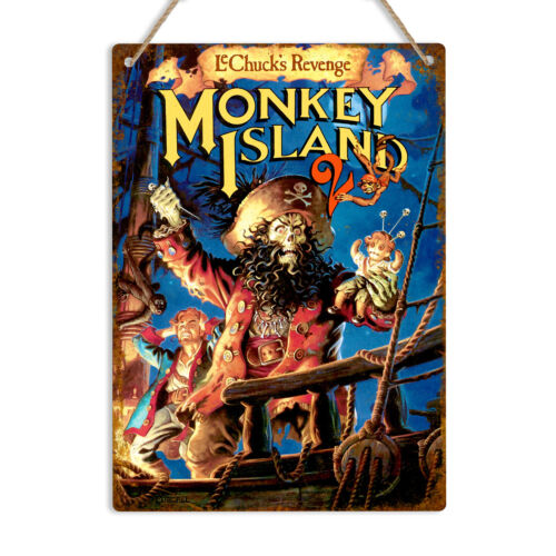 MONKEY ISLAND 2 Metalowa Tabli – Retro Gaming Island recenzja i cena