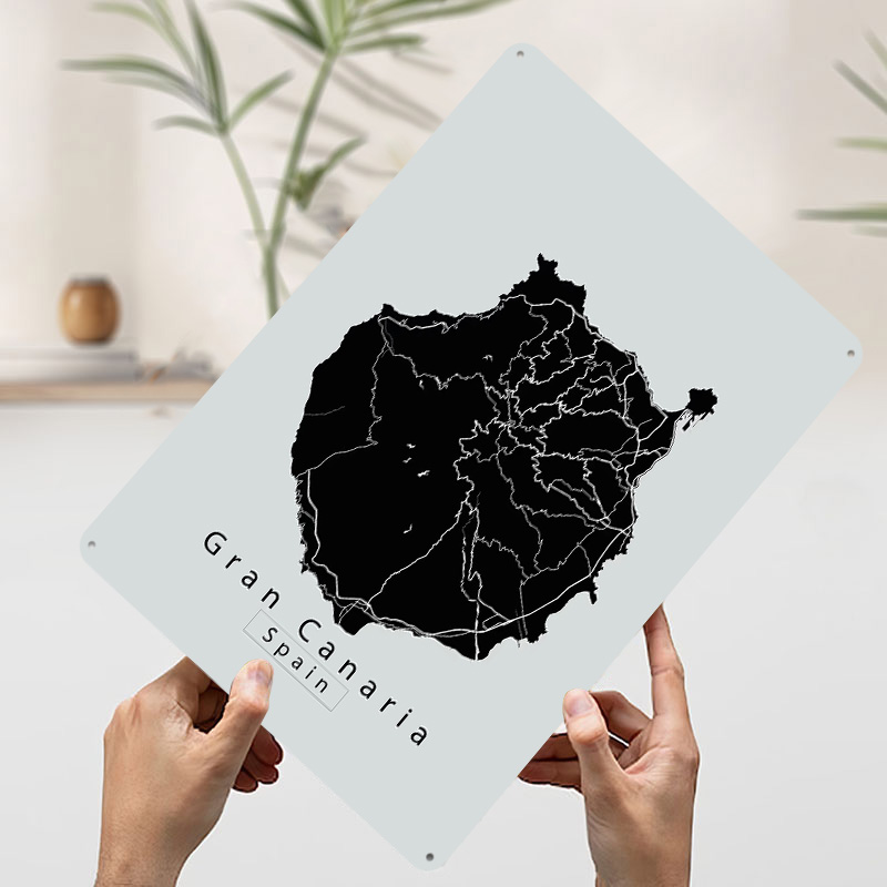 Mapa wyspy Gran Canaria Metalo – Retro Gaming Island recenzja i cena