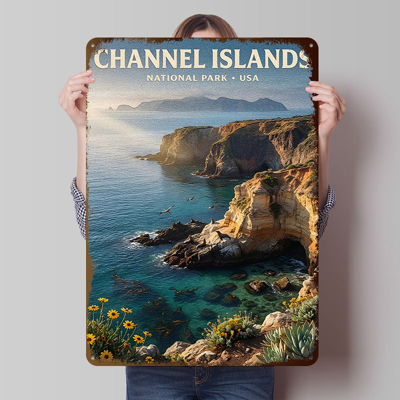 Metalowy plakat z Parkiem Naro – Retro Gaming Island recenzja i cena