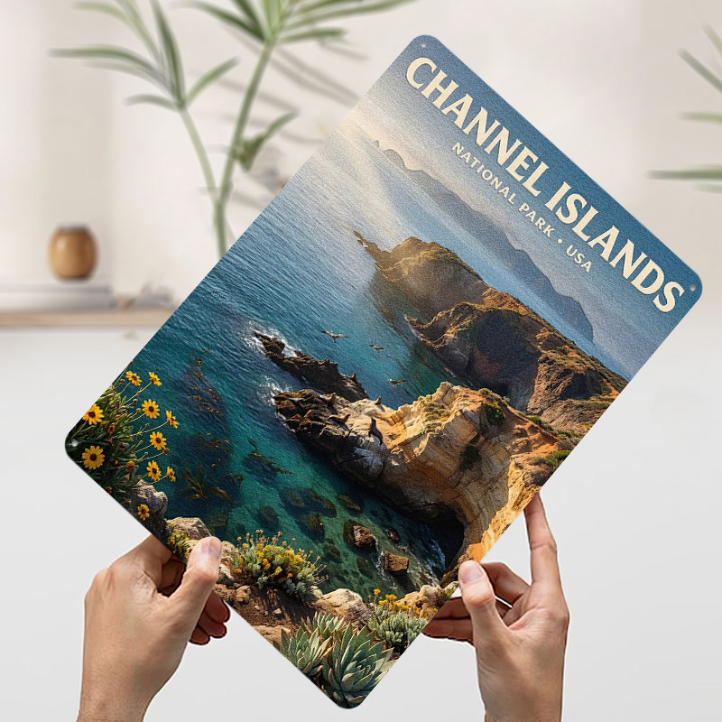 Metalowy plakat z Parkiem Naro – Retro Gaming Island recenzja i cena