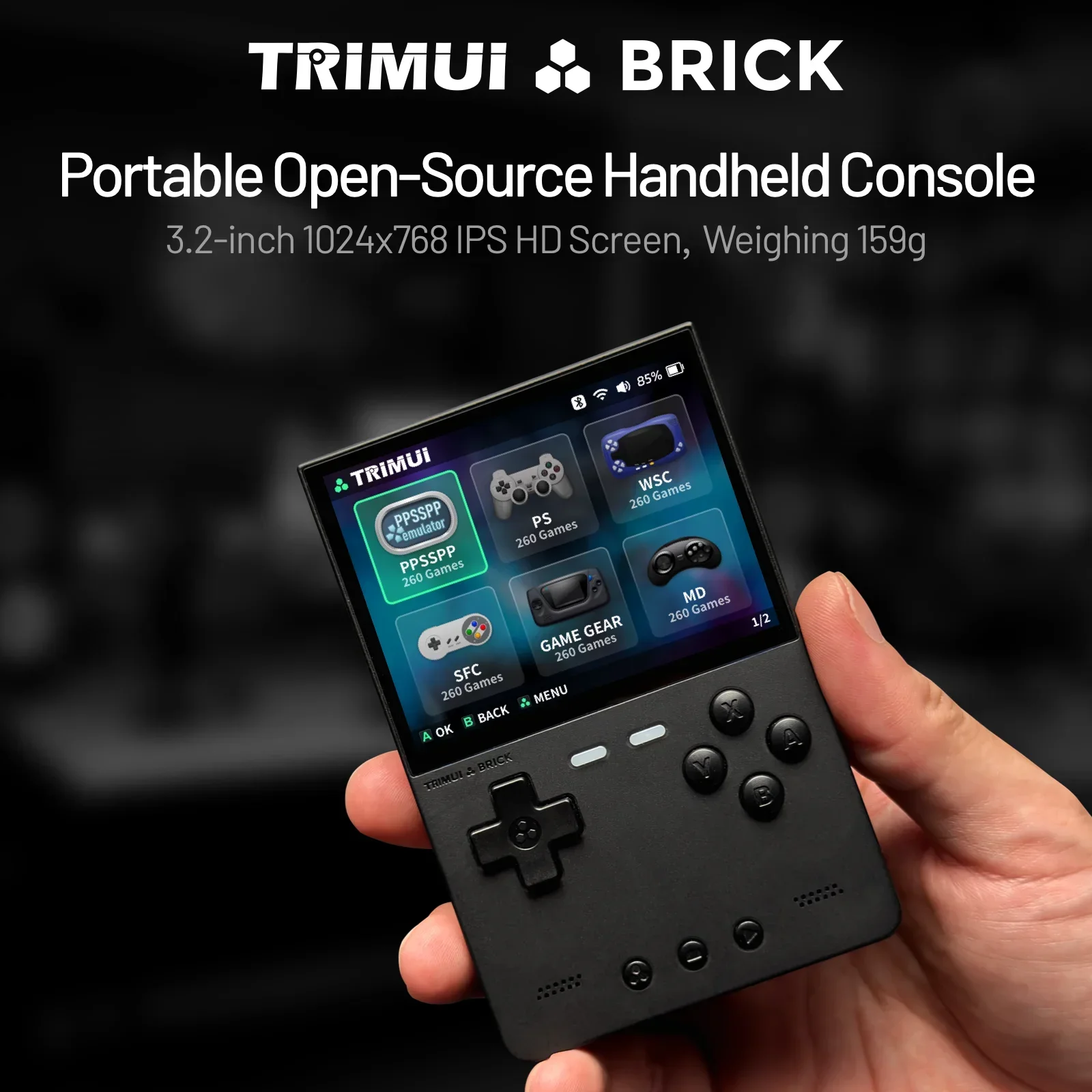 Konsola przenośna TRIMUI BRICK – Retro Gaming System recenzja i cena